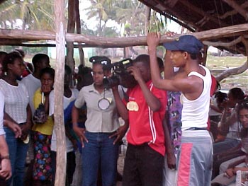 taller video en batey La Redonda de Gautier